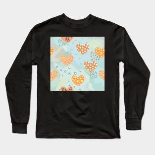 Heart Pattern Long Sleeve T-Shirt